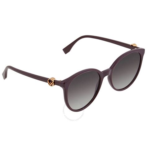 fendi ff 0288 s|Fendi Dark Grey Gradient Round Ladies Sunglasses FF 0288/S .